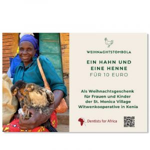 Gutschein „Hahn und Henne“ – Weihnachtstombola zugunsten Dentists for Africa