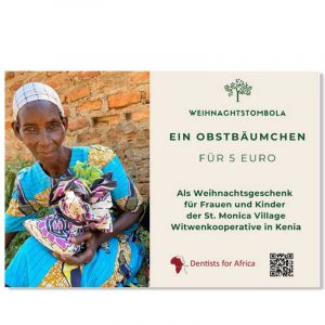 Gutschein „Obstbäumchen“ – Weihnachtstombola zugunsten Dentists for Africa