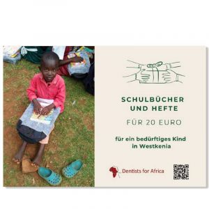 Gutschein „Schulbücher und Hefte“ – Weihnachtstombola zugunsten Dentists for Africa